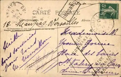 Ak Barfleur Manche, Rochers, Plage a maree basse