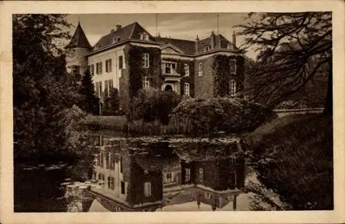 Ak Doorn Utrecht Niederlande, Blick vom Teich auf Haus Doorn