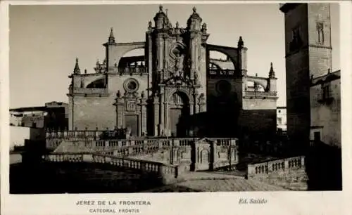 AK Jerez de la Frontera Andalusien Spanien, Kathedrale Frontis