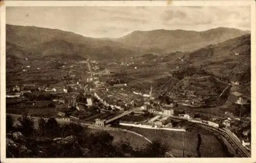 Ak Azpeitia Baskenland Spanien, Gesamtansicht, Heiliges Haus Loyola