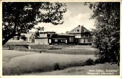 Ak Horní Žleb Obergrund Děčín Tetschen an der Elbe Region Aussig, Hotel Sonnenhof