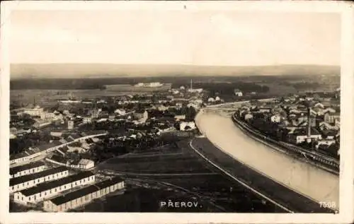 Ak Přerov Prerau Region Olmütz, Panorama