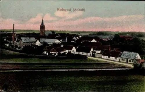 Ak Radegast in Anhalt, Blick auf den Ort