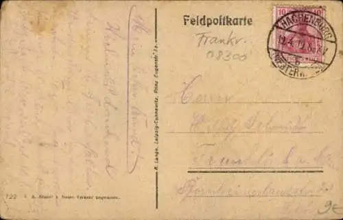 Ak Neuflize Ardennes, Straßenpartie, Soldaten