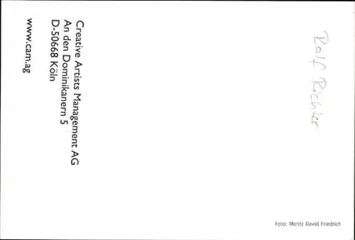 Ak Schauspieler Ralf Richter, Portrait, Autogramm