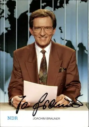 Ak Schauspieler Joachim Brauner, Portrait, Autogramm