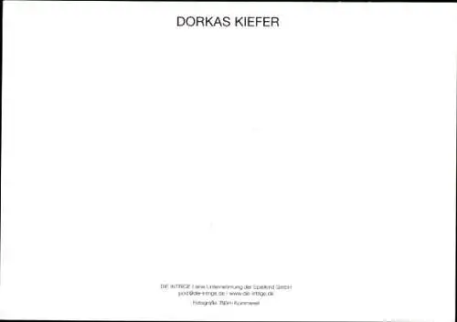 Ak Schauspielerin Dorkas Kiefer, Portrait, Autogramm