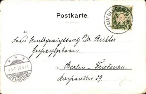 Ak Kaufbeuren an der Wertach in Schwaben, Ostallgäuer Bauernstube, Ausstellung f. Volkskunst 1901