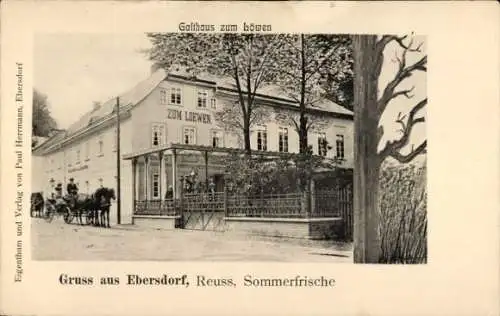 Ak Ebersdorf in Thüringen, Gasthaus zum Löwen