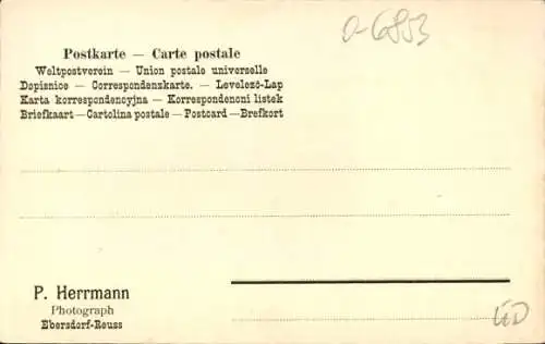 Ak Ebersdorf in Thüringen, Gasthaus zum Löwen