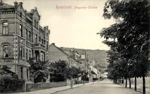 Ak Rudolstadt in Thüringen, Augusten-Straße