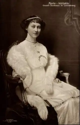 Ak Großherzogin Marie Adelaide von Luxemburg, Portrait