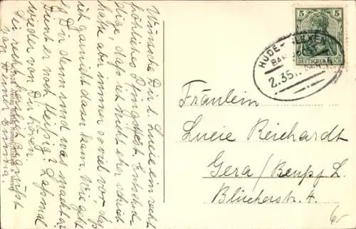 Ak Elsfleth an der Unterweser, Straßenpartie