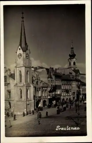 Ak Trutnov Trautenau Riesengebirge Region Königgrätz, Platz, Kirche