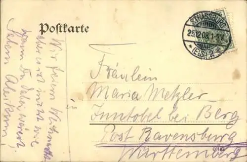 Scherenschnitt Ak Profil einer Frau