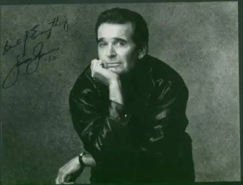 Foto Schauspieler James Garner, Autogramm