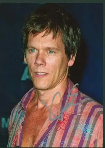 Foto Schauspieler Kevin Bacon, Autogramm