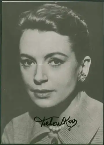 Foto Schauspielerin Deborah Kerr, Autogramm