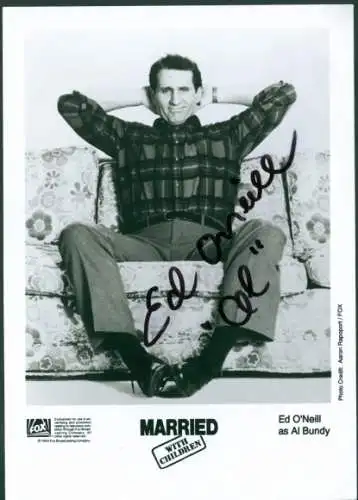 Ak Schauspieler Ed O'Neill, Al Bundy, Autogramm