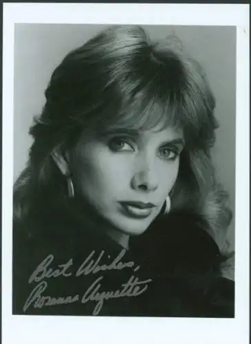 Foto Schauspielerin Rosanna Arquette, Autogramm