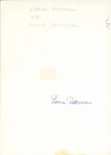 Foto Schauspielerin Lorna Patterson, Autogramm