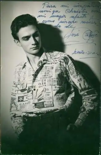 Foto Schauspieler Jose Calud, Autogramm