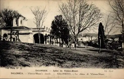 Ak Saloniki Thessaloniki Griechenland, Kirche Vlateon Mouni