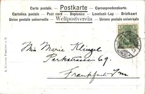 Ak Kaiserin Friedrich, Victoria von Großbritannien und Irland, 1840 - 1901, Trauerkarte