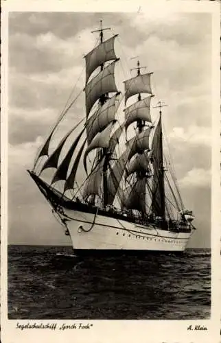 Ak Segelschulschiff Gorch Fock