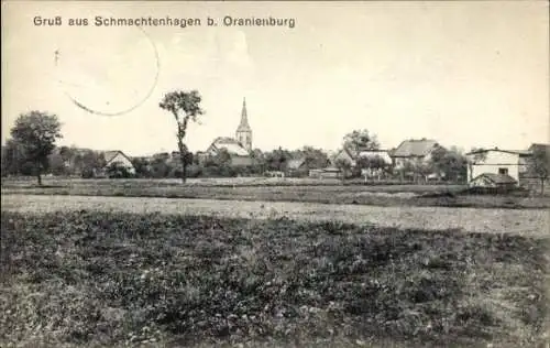 Ak Schmachtenhagen Oranienburg, Teilansicht