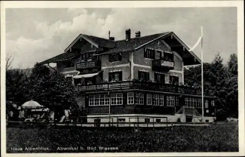 Ak Abwinkel Abwinkl Bad Wiessee in Oberbayern, Haus Alpenblick