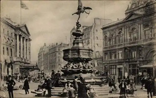 Ak West End London City England, Piccadilly Circus