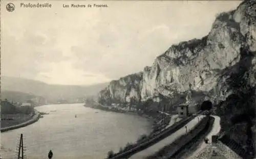 Ak Profondeville Wallonien Namur, Les Rochers de Fresnes