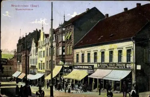 Ak Neunkirchen Bez. Trier Saarland, Stummstraße, Adler Drogerie