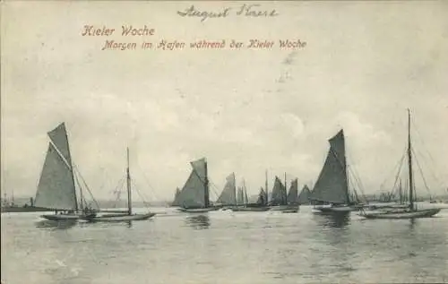 Ak Kiel, Kieler Woche, Hafen, Segelboote