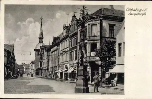 Ak Oldenburg in Oldenburg, Langestraße, Geschäfte