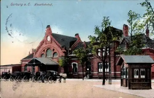 Ak Hamburg Harburg, Hauptbahnhof