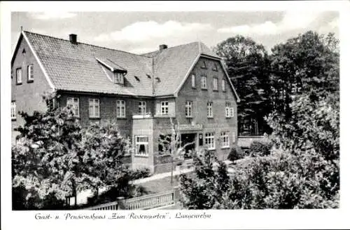 Ak Langenrehm Emsen Rosengarten in Niedersachsen, Gasthaus zum Rosengarten