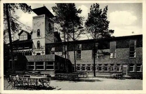 Ak Hamburg Harburg Hausbruch, Jugendherberge Heideburg