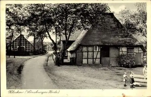 Ak Klecken Rosengarten Niedersachsen, Fachwerkhäuser