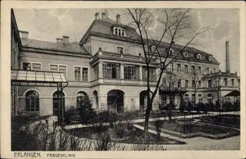 Ak Erlangen in Mittelfranken Bayern,  Frauenklinik