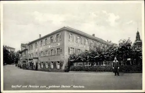 Ak Konstanz am Bodensee, Gasthof und Pension zum goldenen Sternen, Bes. A. Friedlin