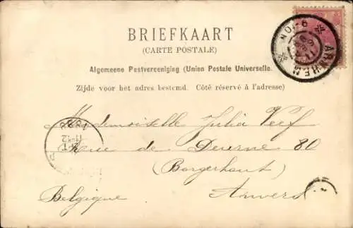 Ak Arnhem Gelderland Niederlande, Rijnkade