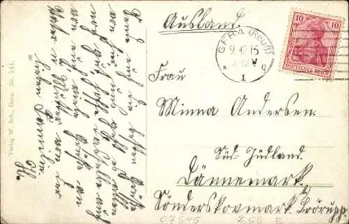 Ak Gera in Thüringen, Krematorium auf dem Ostfriedhof