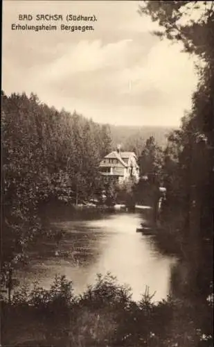 Ak Bad Sachsa im Harz, Erholungsheim Bergsegen