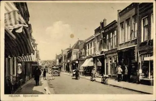 Ak Den Helder Nordholland Niederlande, Spoorstraat