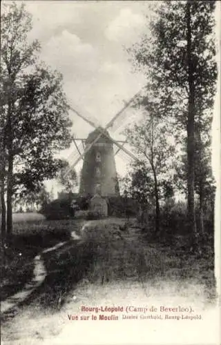 Ak Bourg Léopold Léopoldsburg Flandern Limburg, Beverloo Camp, Mühle