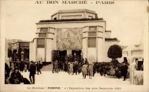 Ak Paris IV., Au bon Marché, Pavillon Pomone, Expo des Arts Déco 1925