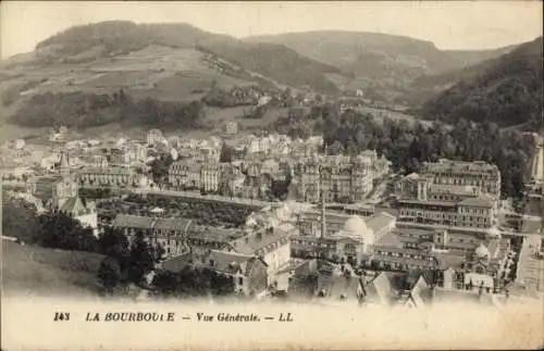 Ak La Bourboule Puy-de-Dôme, Gesamtansicht