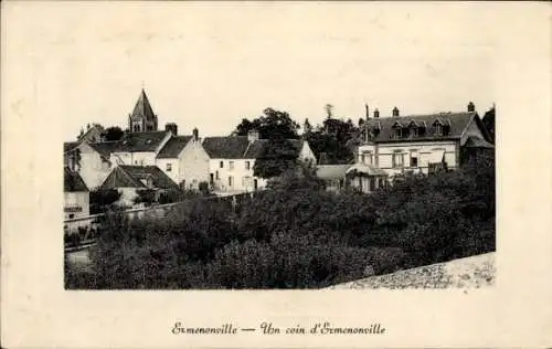 Ak Ermenonville Oise, Panorama